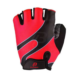 High Quality Summer Leather Half Finger Cycling <b>Gloves</b> for Men <b>Touchscreen</b> Compatible Lightweight Comfortable Grip for Road - Product Image 5