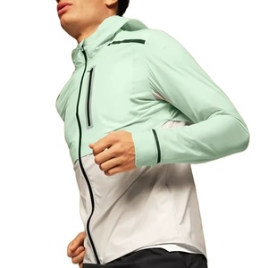Fifth Gear International Custom Canvas Solid Safari Jacket Waterproof Breathable Windproof Hooded Zipper <b>Pullover</b> Front <b>Men</b> - Product Image 4