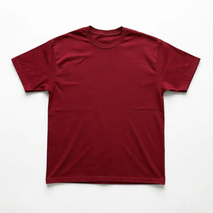 Camiseta de Cuello Redondo para Hombre, Corte Regular, 100% Algodón Peinado, Hombros Caídos, Manga Corta, Color Personalizado, Logotipo Personalizado - Product Image 1