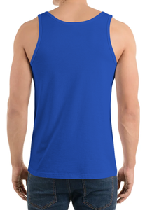 Débardeur en tricot uni bleu royal pour homme, col rond, vêtement décontracté - Product Image 2