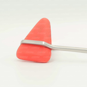 Marteau de percussion réflexe Taylor, modèle USA, 18 cm (7 pouces), 20 cm (8 pouces), tête triangulaire en caoutchouc, marteau de diagnostic neurologique - Product Image 3