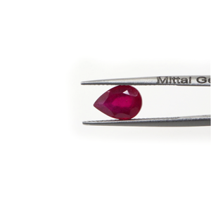 Rubis naturels de Bangkok, formes poire calibrées 10x15mm, pierres précieuses de rubis naturelles facettées en vrac pour la fabrication de bijoux, prêtes à l'emploi - Product Image 2