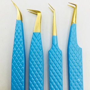 Pince à épiler professionnelle personnalisée moderne en or rose pour sourcils, outil de précision pour cils, en acier inoxydable, écologique et durable - Product Image 1