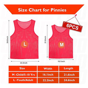 Maillots d'entraînement en mesh, gilets de match, dossards de football et de soccer légers et respirants pour jeunes et adultes - Product Image 3