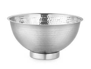 Passoire en acier inoxydable martelé avec base, durable, écologique, compatible lave-vaisselle, pour cuisine domestique - Product Image 1