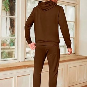 Conjunto Deportivo Informal de Dos Piezas para Hombre, Sudadera con Capucha Cómoda y Pantalones Jogger - Product Image 5