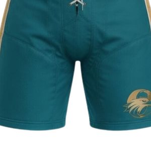 Pantalones Cortos Deportivos Sublimados Color Verde Azulado para Hombre, con Cordón Ajustable y Franja Lateral, para Entrenamiento de Hockey sobre Hielo, Ropa Deportiva para Equipos - Product Image 5