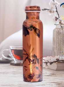 Handcraft Floral <b>Printed</b> Stainless Steel Insulated Water Bottle Reusable Travel Drinking Bottle For Home And <b>Office</b> - Product Image 1
