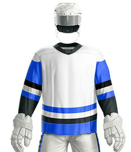 Nouvelle tenue de hockey sur glace personnalisée 2026 en tissu respirant à manches longues / Uniformes de hockey sur glace avec logo brodé sur mesure - Product Image 5