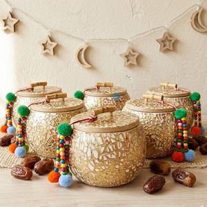 Eco Friendly Bamboo Eggshell Mosaic <b>Gift</b> <b>Box</b> Decorative <b>Ramadan</b> Eid Hamper <b>Box</b> Handmade Wholesale Supply - Product Image 2
