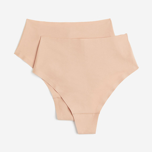 Culottes menstruelles sans couture en dentelle multicolores pour femmes, taille mi-haute, en coton fin, anti-fuites - Product Image 3