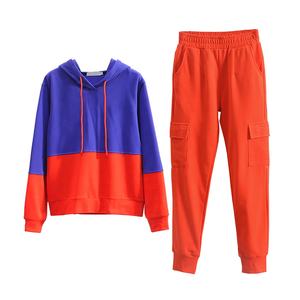 Trajes Deportivos Rojos Personalizados al por Mayor para Mujer, 100% Algodón, Traje Deportivo de Invierno para Mujer, Ropa de Entrenamiento Transpirable - Product Image 4