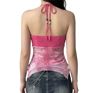 Camisetas sin mangas para mujer con diseño de bordado personalizado, color personalizado, precio razonable, camisetas sin mangas para mujer para venta en línea - Product Image 2