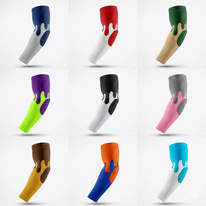 Manchon de bras de basketball sublimé sur mesure, léger, respirant, séchage rapide, haute qualité, vente en gros, unisexe, OEM - Product Image 1