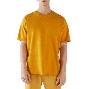 T-shirts Homme Grande Taille 2026 de Haute Qualité en Coton, Personnalisables, Unis, Vierge, Lavage Acide, Vente en Gros, Service OEM ODM - Product Image 6