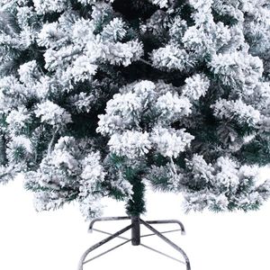 Albero di Natale floccato da 1,8 m con 1202 rami e luci integrate - Product Image 6