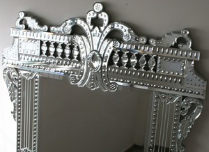 Venetian <b>Mirror</b>, Beveled <b>Mirror</b>, French Style, Hand <b>crafted</b> - Product Image 3