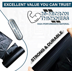 ถุงขยะดำแบบหนาพิเศษ TH GB-018 ขนาด 55-60 แกลลอน 50 ใบ กลิ่นลาเวนเดอร์ สำหรับใช้ในบ้าน สำนักงาน สวน และกลางแจ้ง - Product Image 5