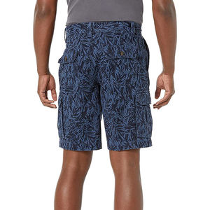 Pantalones Cortos Cargo para Hombre de Alta Calidad, Estampado Tropical Azul, Cintura Media, Tela Oxford Transpirable, Estilo Casual con Bolsillos y Cierre de Botones - Product Image 2
