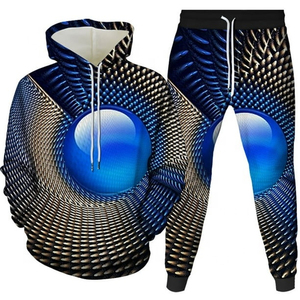 Design <b>Tracksuits</b> for Winter Running Low Price OEM Service Custom Printed Men's Jogging Sweat Suits 100% Polyester Sublimation - Product Image 4