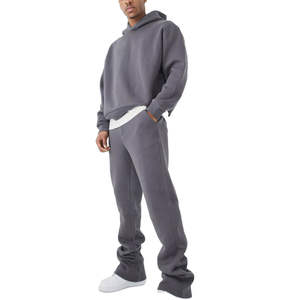 ชุดวอร์มผู้ชายคุณภาพพรีเมียม สตรีทแวร์ ล้างสีแบบแอซิดวอช  รับสกรีนโลโก้ ชุดวิ่งออกกำลังกายกลางแจ้ง น้ำหนักเบา - Product Image 1