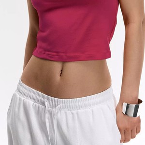 Summer Wear New Stock Comfortable <b>Women</b> <b>Tank</b> <b>Tops</b> 2026 High Quality Soft <b>Knitted</b> 100% Cotton Quick Dry Short <b>Top</b> Sale - Product Image 5
