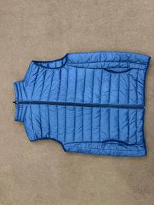 <b>Men's</b> Warm Hiking Vests Lightweight Crew Neck Breathable Outerwear Quilted Puffer Vest Winter <b>Gilet</b> Single Button Jackets - Product Image 6