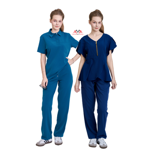 Uniforme Médico VN FACTORY, el Más Cómodo y Útil, Diseño de Mono para Salón de Belleza, Uniformes para Enfermeros Masculinos, Ropa Blanca para Hospital - Product Image 1