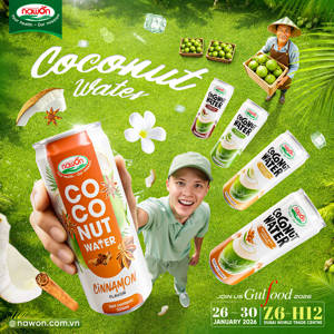 น้ำมะพร้าวมัทฉะรสชาติอร่อย 320 มล. บรรจุกระป๋อง รับผลิตแบบ OEM แบรนด์ส่วนตัว เครื่องดื่มอ่อนโยน ผู้ผลิตนาวอน เวียดนาม น้ำมะพร้าวธรรมชาติ - Product Image 6