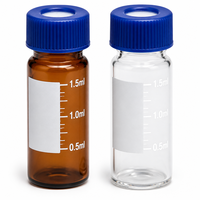Flacons en verre injectables, bouteilles d'huiles essentielles, contenants de stockage, flacons compte-gouttes
