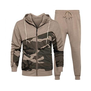 Vêtements de sport, ensembles de survêtements de fitness en tissu technique pour hommes, ensemble deux pièces, survêtement de jogging pour hommes - Product Image 1