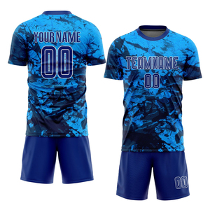 Uniformes de Fútbol Unisex de Diseño Personalizado al por Mayor Directo de Fábrica, Conjuntos de Sublimación de Poliéster de Primera Calidad para Fútbol, Servicio OEM - Product Image 1