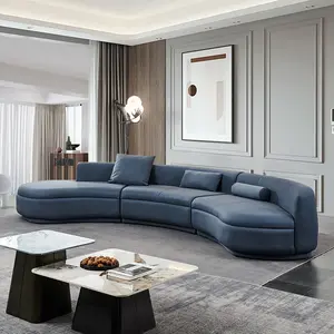 Lüks modern İtalyan oturma odası mobilya kanepeler oturma odası mobilya kanepe seti deri büyük deri kanepe seti