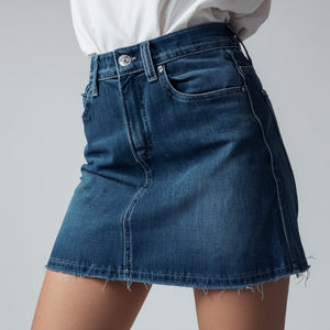 Women <b>Denim</b> Jeans Skirt Natural Waist Bodycon Design Mini Sexy Club Casual Comfortable Everyday Wear OEM ODM Customization - Product Image 1