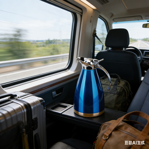 Bollitore Termico Sottovuoto in Acciaio Inox Blu da 1,5L, 1440W, Grande Capacità, per Fornelli a Gas e a Induzione, Design Moderno - Product Image 2