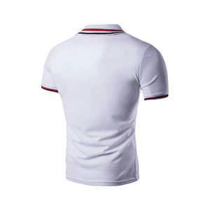 Polos de hombre de alta calidad con logotipo personalizado, manga corta, uniformes, polos lisos, camisetas con diseño bordado. - Product Image 5