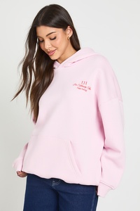Sudadera con capucha extragrande para mujer, informal, holgada, de forro polar, con bolsillo canguro, manga larga, conjunto de ropa de descanso - Product Image 4