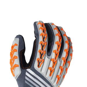 Gants de sécurité de travail en cuir de vachette grainé TPR imperméables - Product Image 2