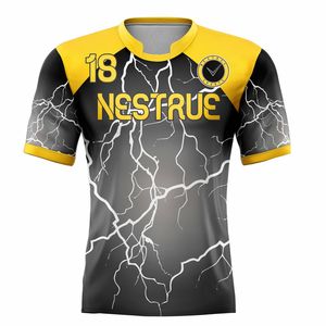 Camisetas de Fútbol con Diseño Personalizado, Camisetas de Fútbol por Sublimación, Ropa Deportiva de Secado Rápido, Proveedor de Fabricación de Ropa Deportiva, Camiseta de Fútbol para Hombre - Product Image 1