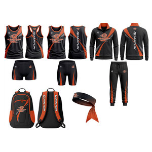 Ensemble d'uniformes d'athlétisme personnalisables pour équipes – Tenue de sport légère et confortable pour l'entraînement et les événements - Product Image 5