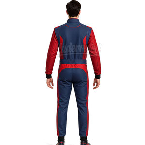 Durable Driver Racing <b>Suit</b> Custom Overalls <b>Full</b> <b>Body</b> Lightweight Fabric Breathable Construction Track Event Overall - Product Image 5