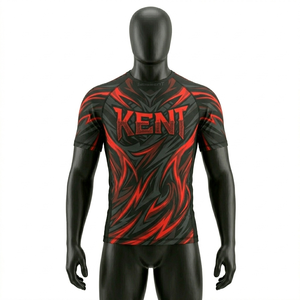 Camiseta Deportiva de Compresión Rashguard de Poliéster y Spandex Sublimada Personalizada, para MMA, BJJ, Entrenamiento en Gimnasio, Elástica en Cuatro Direcciones, de Secado Rápido - Product Image 2