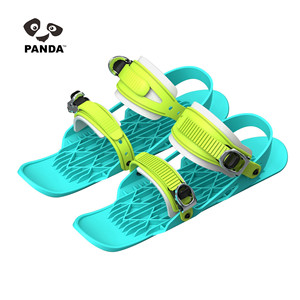 Mini-skis pour hommes débutants, écologiques, légers, double planche, ABS, fermeture à boucle, emballage en boîte, modèle - Product Image 5