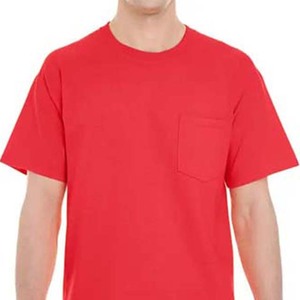 Camisetas de Hombre al por Mayor, Más Vendidas, Color Rojo, Lisas, Talla Grande, para Verano, 100% Algodón, Manga Corta, Casuales, Lisas, 2023 - Product Image 4
