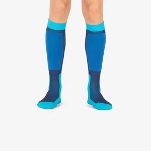 Blue Knee High Soccer <b>Socks</b> for Adults Breathable Knitted Eco-friendly Polyester/Cotton <b>Winter</b> Basketball Compression <b>Socks</b> - Product Image 2