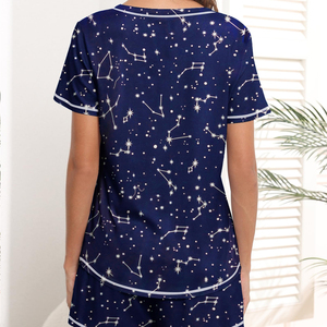 ชุดเซ็ตสองชิ้นผ้าเจอร์ซีย์คอวี ดีไซน์ล่าสุด ระบายอากาศได้ดี ชุดลำลองผู้หญิง ดีไซน์ใหม่ คุณภาพสูง ชุดฤดูร้อน - Product Image 2