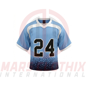 Uniforme de Lacrosse Profesional de Primera Calidad, Ropa Deportiva, Uniforme de Lacrosse Estampado con Cuello en V para Entrenamiento - Product Image 4