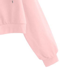 OEM personalizado Fitness entrenamiento atlético Jogger conjunto suave Oversize gimnasio Sudadera con capucha y pantalones conjunto de mujer Crop Sudadera con capucha chándal 2025 - Product Image 3