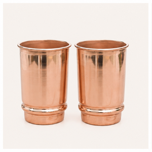 Factory Supply Pure <b>Copper</b> Glass Set of 2 Drinking & Water Storage Handmade Pure <b>Copper</b> Detox Drinkware for Home & Gifting - Product Image 1