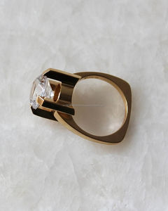 IGI/ Lab Grown Cut Diamond Vintage 14k White Gold Prong Set Wedding/Engagement Unisex Ring Fine Anniversary Party-Worthy - Product Image 3